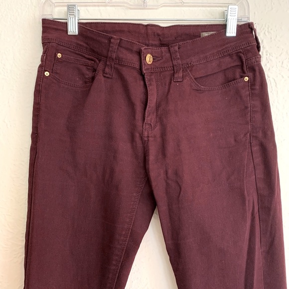 MNG by Mango Maroon Skinny Jeans - Picture 2 of 7